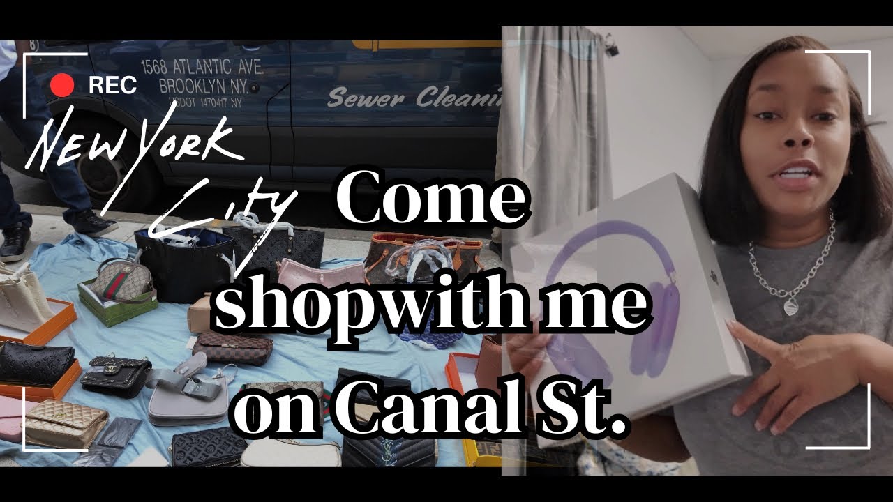 Come shop with me on Canal St.  In New York City 