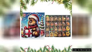Christmas Gifts Advent Calendar Capybara Figures Christmas Calendar Countdown Capybara Toys Ornament