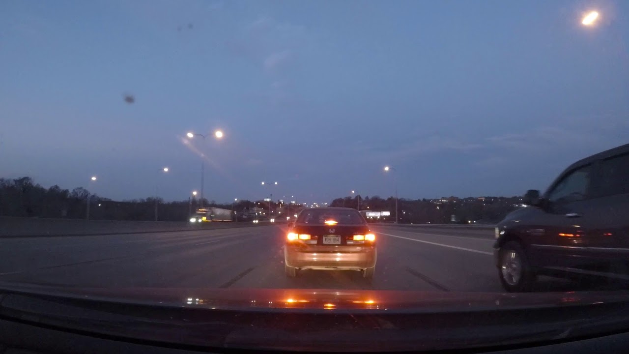 Solid white lines mean nothing to Nebraskans. YouTube