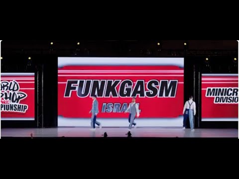 FunkGasM - Israel | MiniCrew Division Semi-Finals | 2023 World Hip Hop Dance Championship