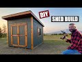 Building a Shed from Start to Finish - Lean to style Shed