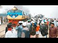 World Most Dangerous Train Trains From Biswa Ijtema 2025 Tongi Railway Station Bangladesh 