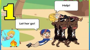 Rescue Story - Gameplays Part 1 (Level 1-15) Android,iOS