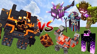 NETHERITE MONSTROSITY vs ALL DUNGEONS BOSSES | Minecraft Mob Battle screenshot 3