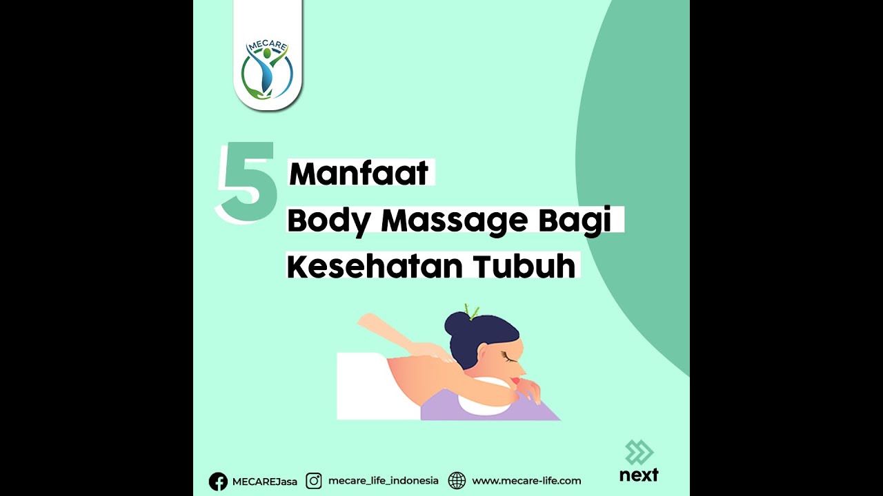 5 Manfaat Body Massage Bagi Kesehatan Tubuh YouTube