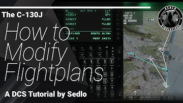 ASC C-130J Modify Flightplans In Flight with Digital Map - Tutorial by Sedlo