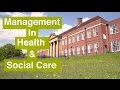 Management in health and social care