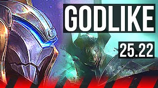PANTHEON vs MORDEKAISER (TOP) | 16/2/5, Godlike | EUW Master | 25.22