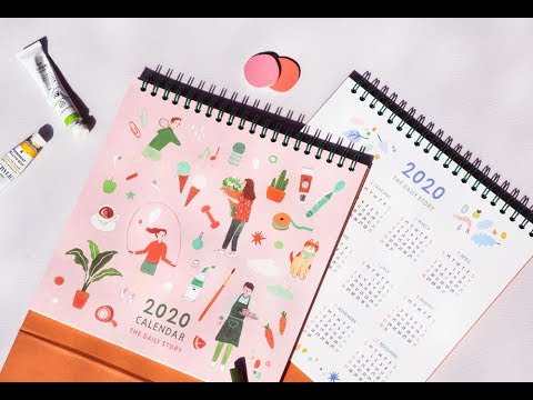 2020 The Daily Story Calendar Flip-through (7321 design)