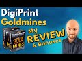 DigiPrint Goldmines Review + My Bonuses | Make Monthly Recurring Income