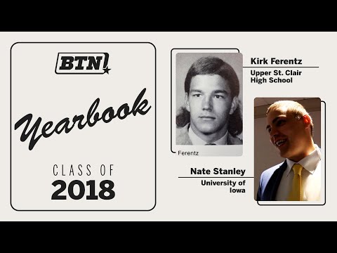 big-ten-players-react-to-coach's-high-school-yearbook-photos-|-big-ten-football
