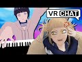 Following People in VR Playing Piano (VRChat)