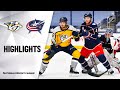 Predators @ Blue Jackets 2/18/21 | NHL Highlights