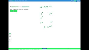 Chemistry - Introduction to Ionic Compounds - Binary Compounds: Writing Formulas 2