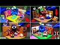 Compilation de toutes les chambres rainbow friends  orange rouge vert bleu violet