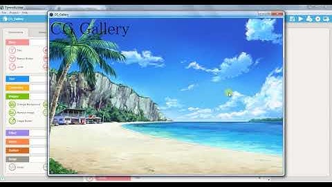[Tyrano Builder] Demo CG Screen