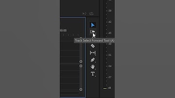 How to Use Track Select Forward Tool in Premiere Pro? #shorts