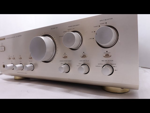 Amplificador Sansui AU- @607 XR - YouTube
