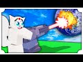 DISTRUGGO I PIANETI CON UN CANNONE LASAER SU ROBLOX!