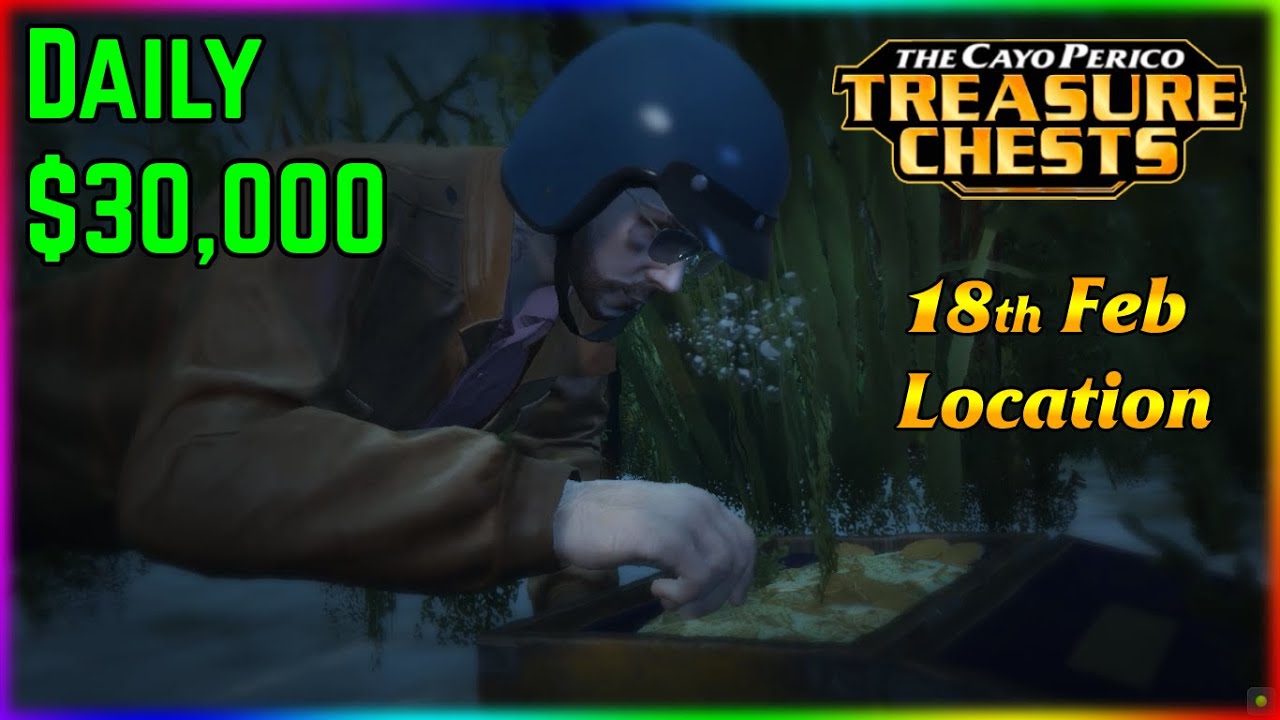 Treasure Chests Location 18th February Cayo Perico Heist YouTube