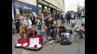 Ren - Trick the Fox - Stevie Wonder/James Brown/Jimi Hendrix Mashup - Busking in Bath (Oct 2011)