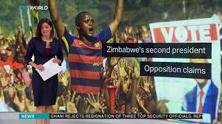 Zimbabwean President Emmerson Mnangagwa sworn in