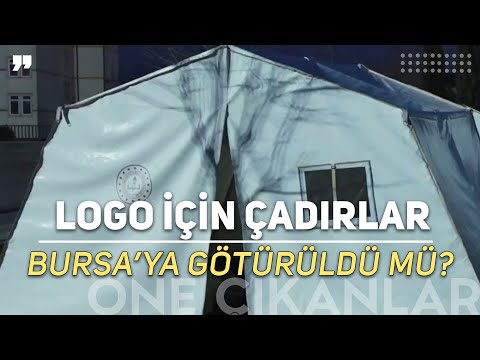 MEB LOGOSU İÇİN BURSA'YA ÇADIR GÖTÜRÜLDÜ MÜ? BİR ÇADIR SKANDALI DAHA...