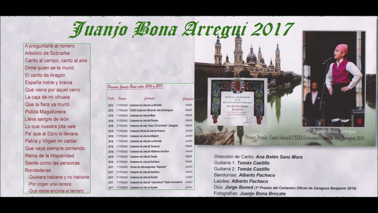 JUANJO BONA ARREGUI  .  JOTAS ARAGONESAS .