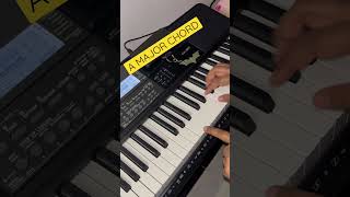 A Major Chord Shorts | A Chord Shorts | Play Piano Shorts | Learn Music Shorts | Keyboard #shorts