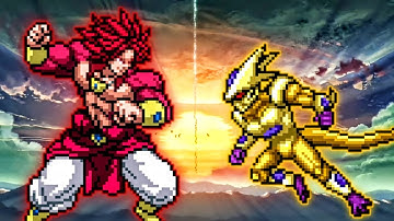 Broly Limit Break SSJ4 V2 OP (New) VS Golden Cooler V2 OP in Mugen
