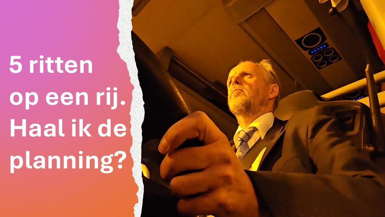 5 ritten, 1 chauffeur 🚍 | Kan ik de planning halen?