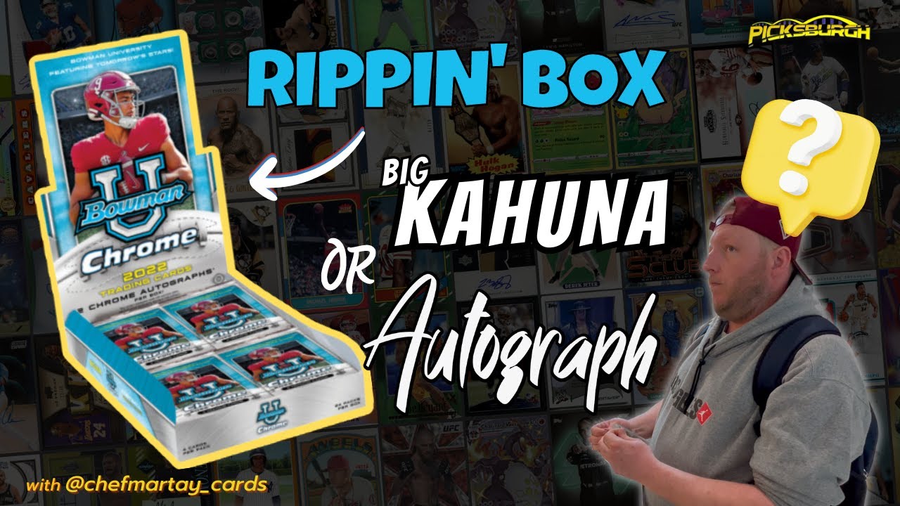 2022 Bowman University Chrome Football Hobby Box Big Kahuna Or 2022-bowman-university-chrome-football-hobby-box-big-kahuna-or