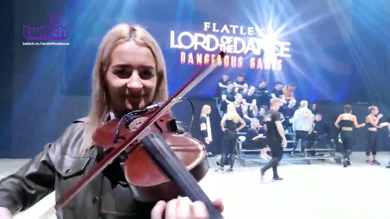 Glada Cunningham and Nicole Lonergan Sound Check for Lord of the Dance