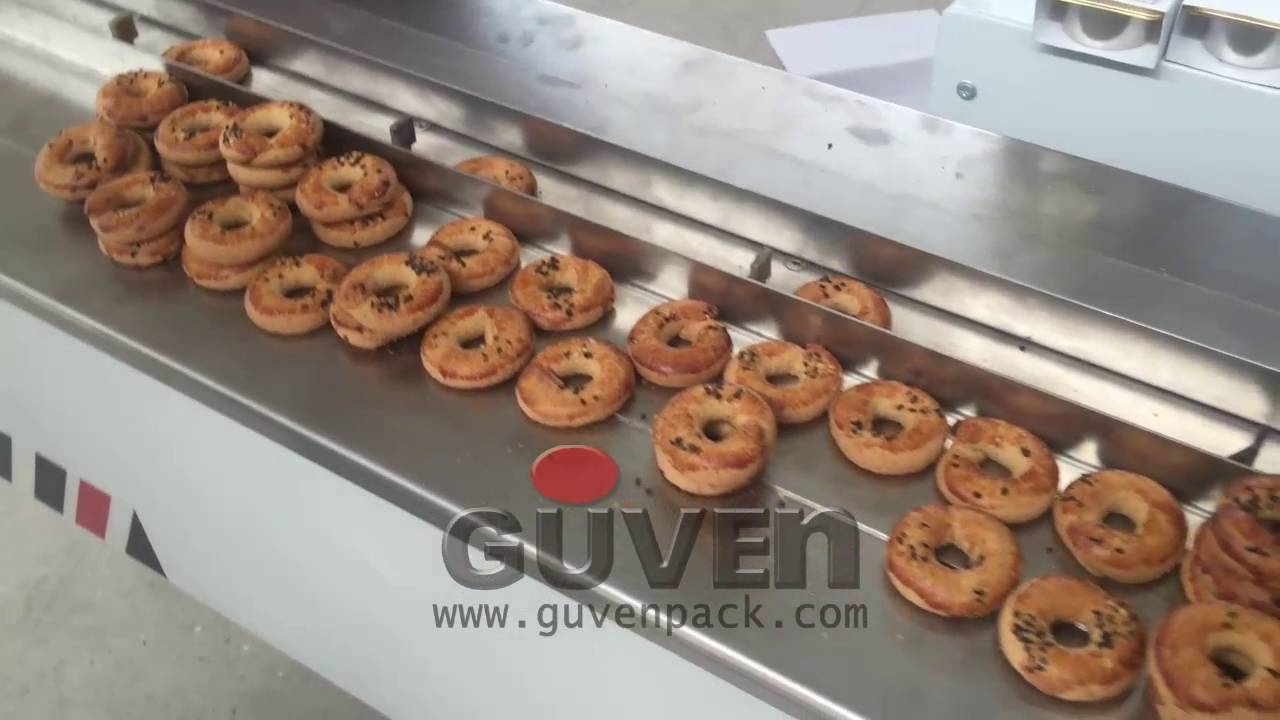 GM 33FS Tekli Simit Kurabiye Paketleme Makinası YouTube