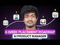 Complete 4 Week AI Product Manager Placement Roadmap [2026]