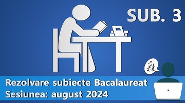 [3 / 3] Rezolvare Bacalaureat Informatica august 2024 C++