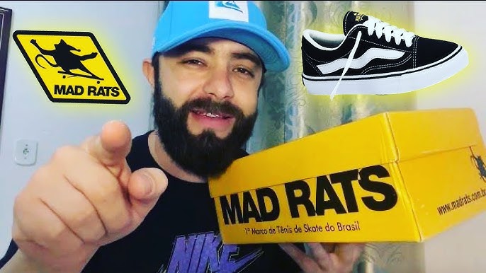 Tênis Mad Rats Hi Top Cano Alto Grafite