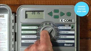 How to Adjust a Hunter X-Core to comply with water restrictions