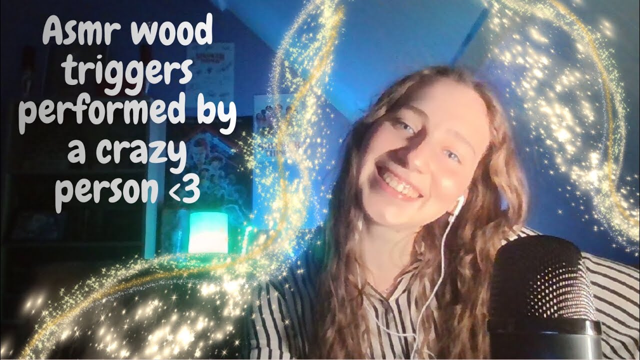 This started out as an ASMR wood triggers video... Ended up being an unhinged psychopath.