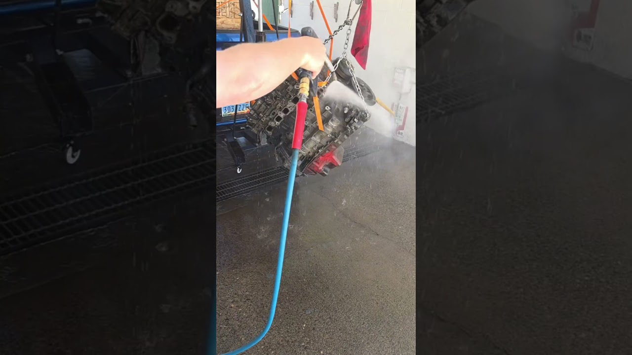 engine... degreased