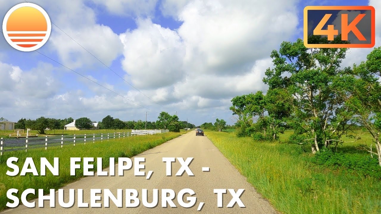 🇺🇸 [4K60] San Felipe, Texas to Schulenburg, Texas! 🚘 Drive with me on a