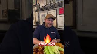 Atomic Buffalo Wings fraught from Buffalo NY #challenge #hotwings
