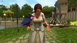The Sims 3 Dragon Valley - Purple Dragon