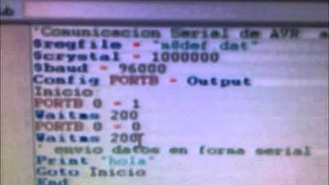 Comunicacion Serial de AVR PC