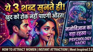 ये 3 शब्द सुनते ही खुद को रोक नहीं पाएगी औरत! मनोविज्ञान का बड़ा रहस्य 🧠✨  How to Attract Women