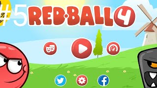 Red ball 4 part #5 Gameplay | Android | iOS ✓Walkthrough ✓