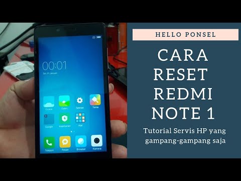 Cara Reset Redmi Note 1 2013121