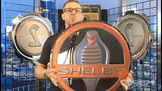 Classic Shelby Cobra Badge Metal Sign Classic Shelby Cobra Badge Metal Sign