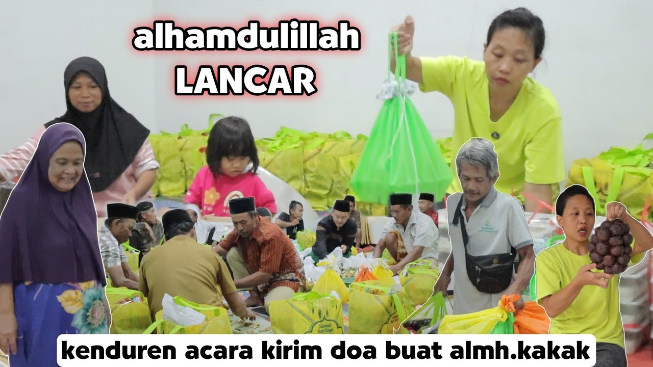 Alhamdulillah lancar - acara kirim doa buat almh.kakak @trimabae 