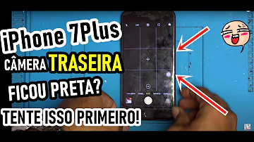 O que fazer quando a câmera traseira do iPhone fica preta?